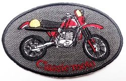 Classic moto - Enduro červené